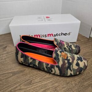 Littlemissmatched size 7 camo flats new